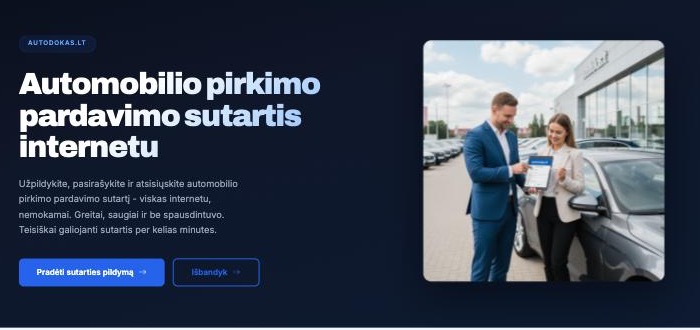 Screenshot of AutoDokas.lt